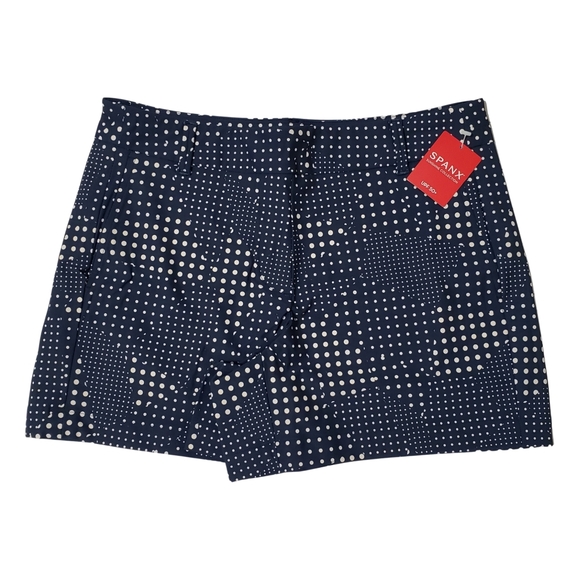 Spanx Sunshine Shorts 4" Women Small, Medium Dotpatch Midnight Navy NWT - Picture 1 of 3